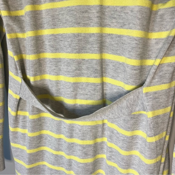 a new day Gray and Yellow Striped Cardigan fits like a medium - Picture 5 of 6